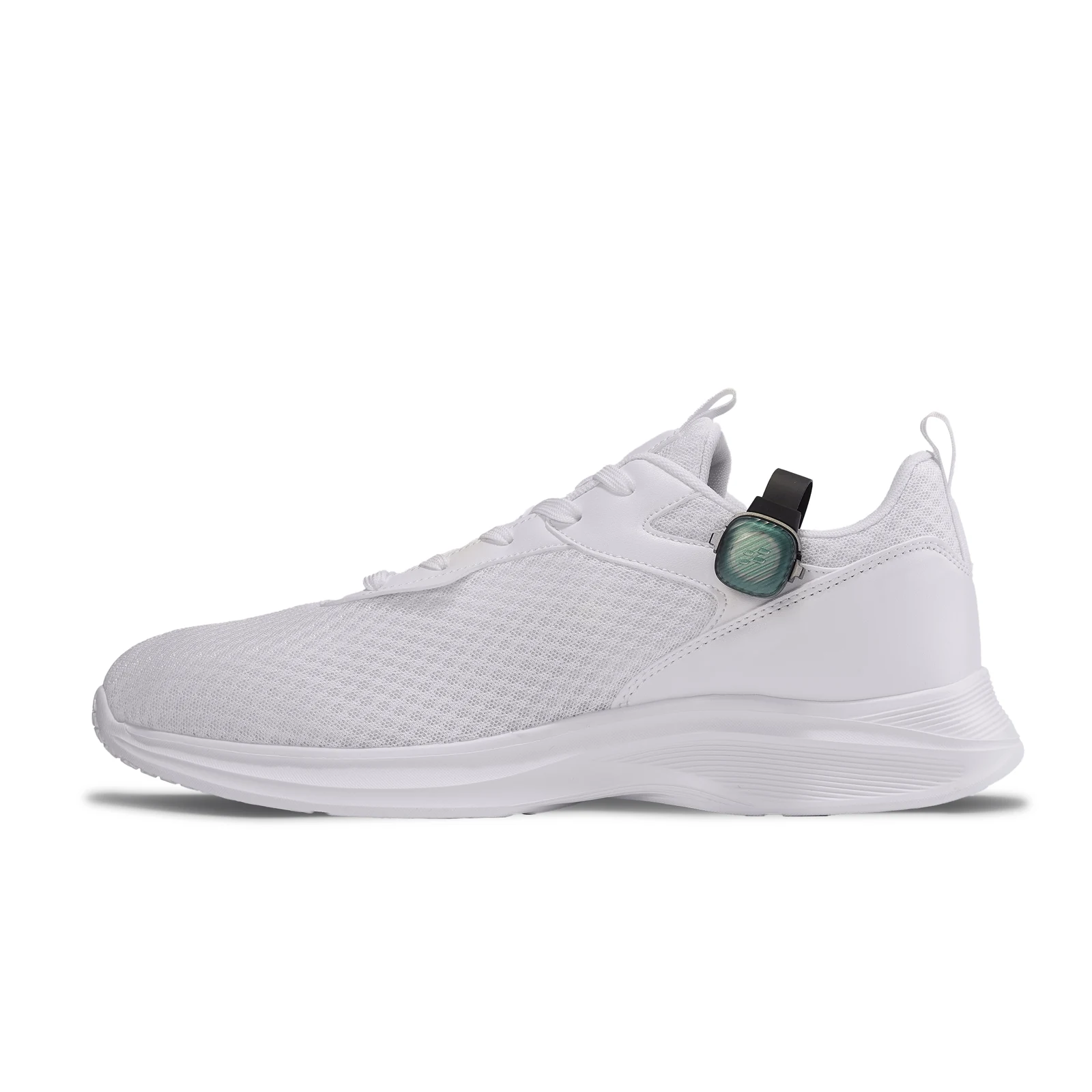 STRIV Pod fitted to the side of a running shoe
